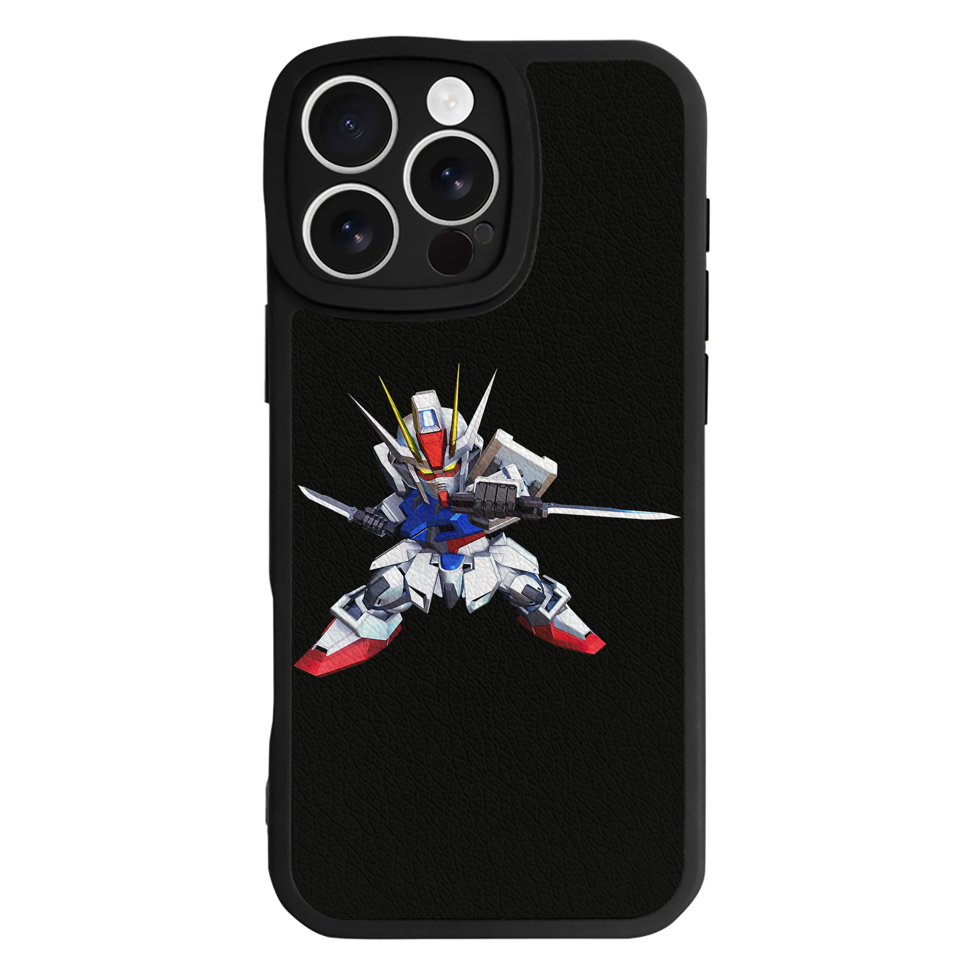 （画像用） 機動戦士ガンダム Mobile Suit Gundam 【iPhone 16シリーズ対応】シリコンスマホケース（レザー調） 材質：シリコン